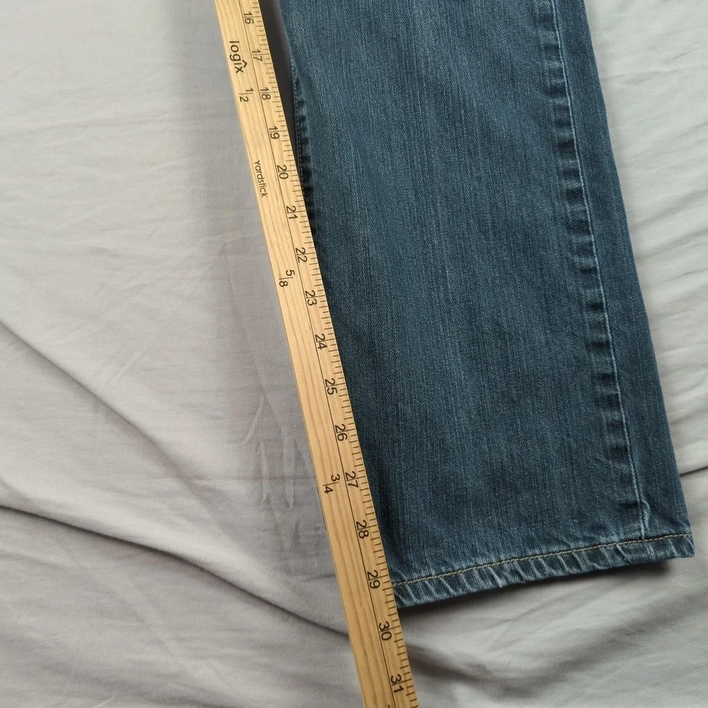 Levis 501 Jeans Mens 32x30 Blue Button Fly Classic American‎ Western Faded